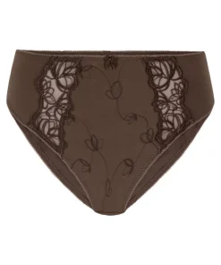 Diva High Knickers - Brown