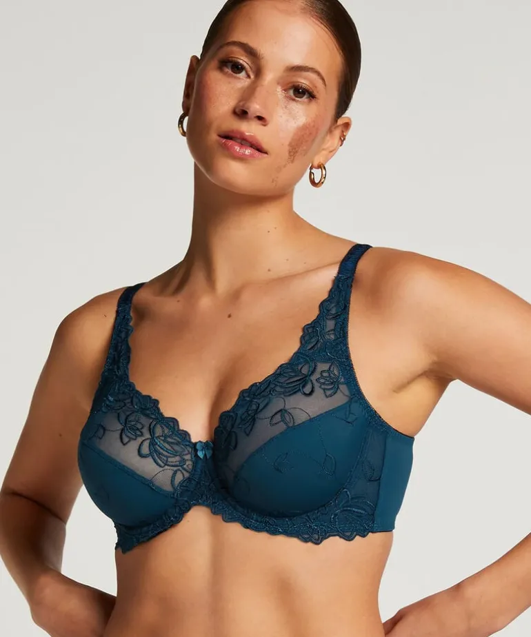 Diva Non-Padded Underwired Bra - Blue
