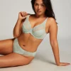 Diva Non-Padded Underwired Bra - Green