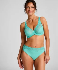 Diva Non-Padded Underwired Bra - Green