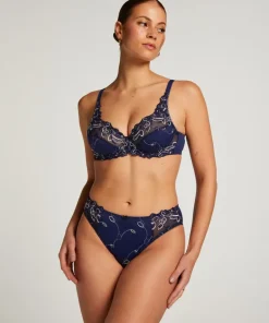 Diva Non-Padded Underwired Bra - Blue