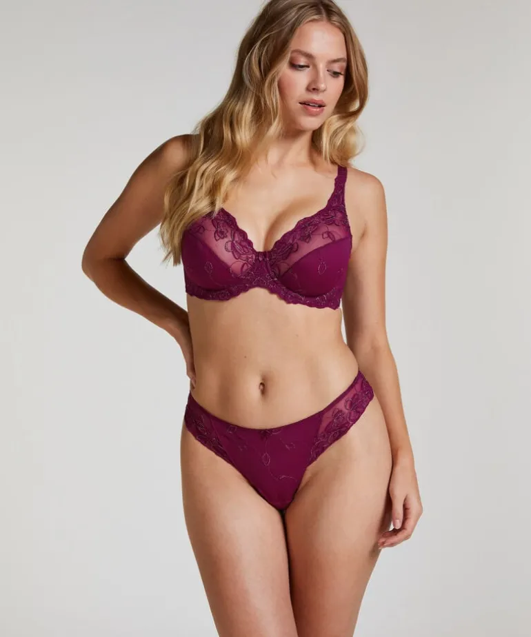 Diva Non-Padded Underwired Bra - Purple