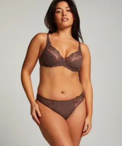 Diva Non-Padded Underwired Bra - Brown