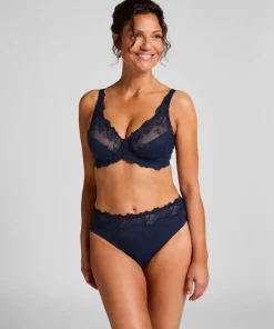 Diva Non-Padded Underwired Bra - Blue