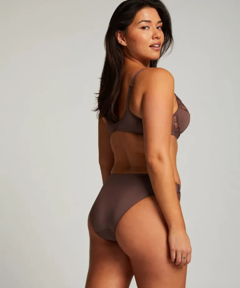 Diva Non-Padded Underwired Bra - Brown