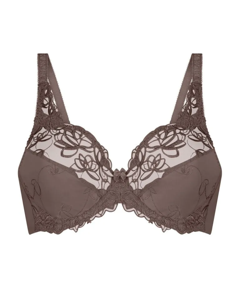 Diva Non-Padded Underwired Bra - Brown