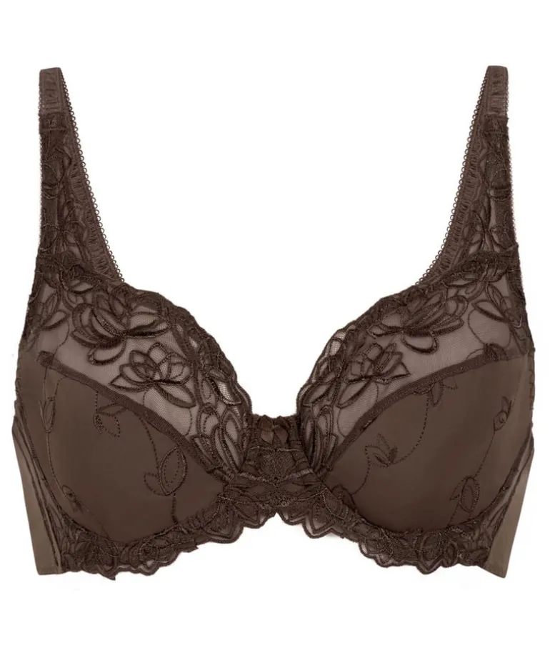 Diva Non-Padded Underwired Bra - Brown
