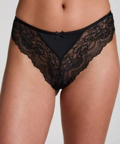 Dora High Leg Brazilian - Black