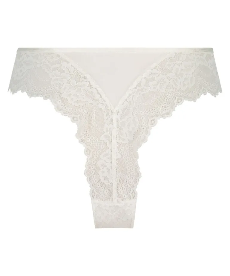 Dora High Leg Brazilian - White