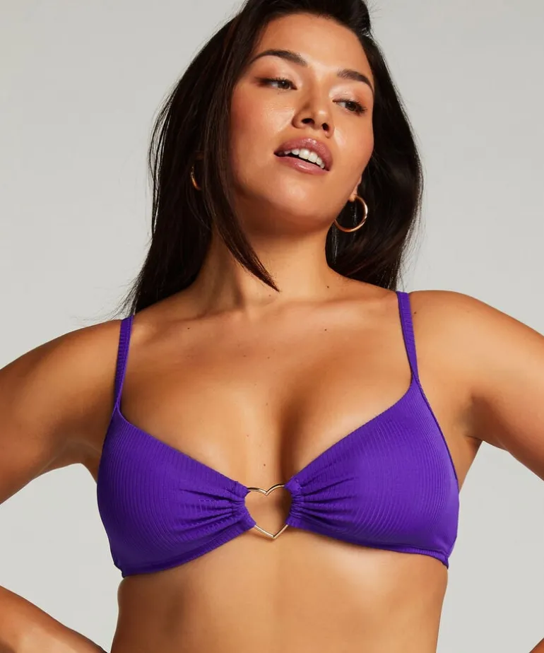 Eclipse Bikini Crop Top - Purple