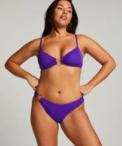Eclipse Bikini Crop Top - Purple
