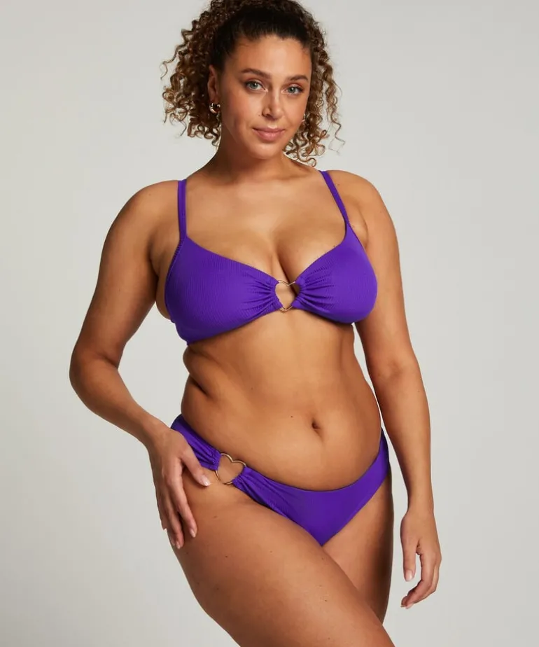 Eclipse Bikini Crop Top - Purple