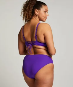 Eclipse Bikini Crop Top - Purple