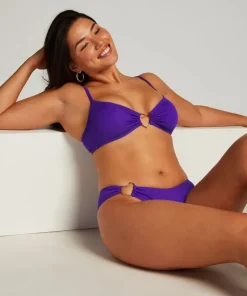 Eclipse Bikini Crop Top - Purple