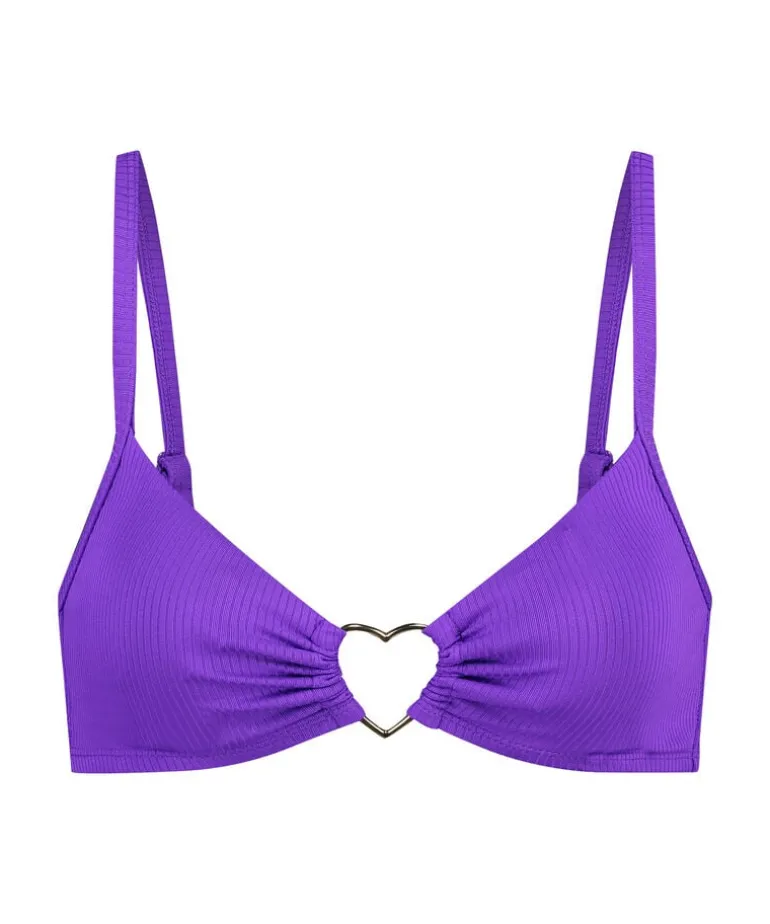 Eclipse Bikini Crop Top - Purple