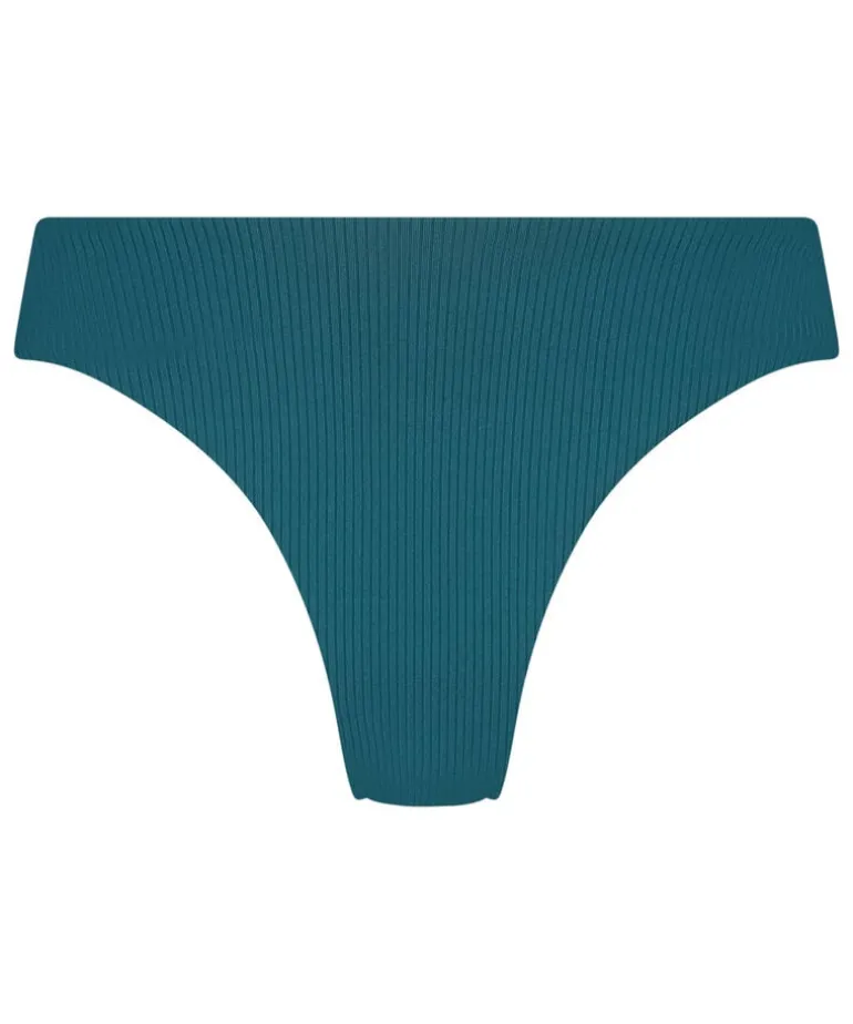 Eclipse High-Leg Bikini Bottoms - Green