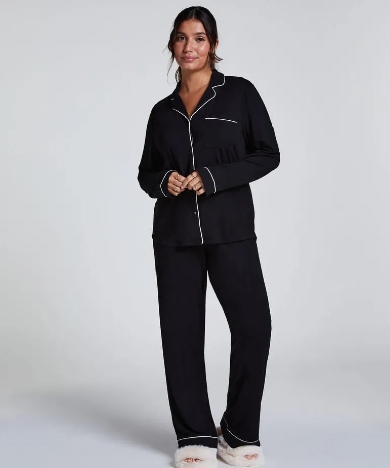 Essential Jersey Long-Sleeved Jacket - Black