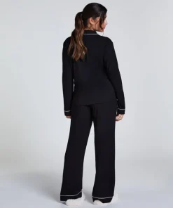 Essential Jersey Long-Sleeved Jacket - Black