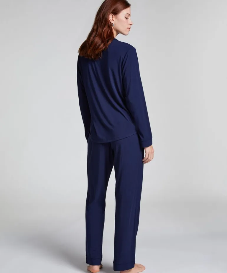 Essential Jersey Long-Sleeved Jacket - Blue