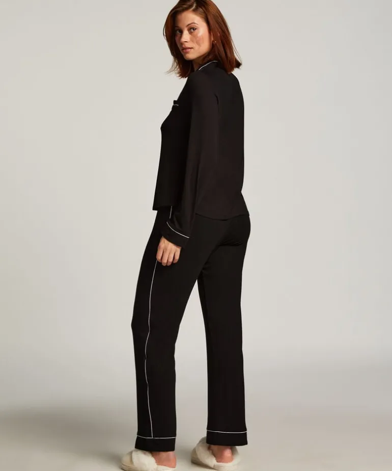 Essential Jersey Long-Sleeved Jacket - Black