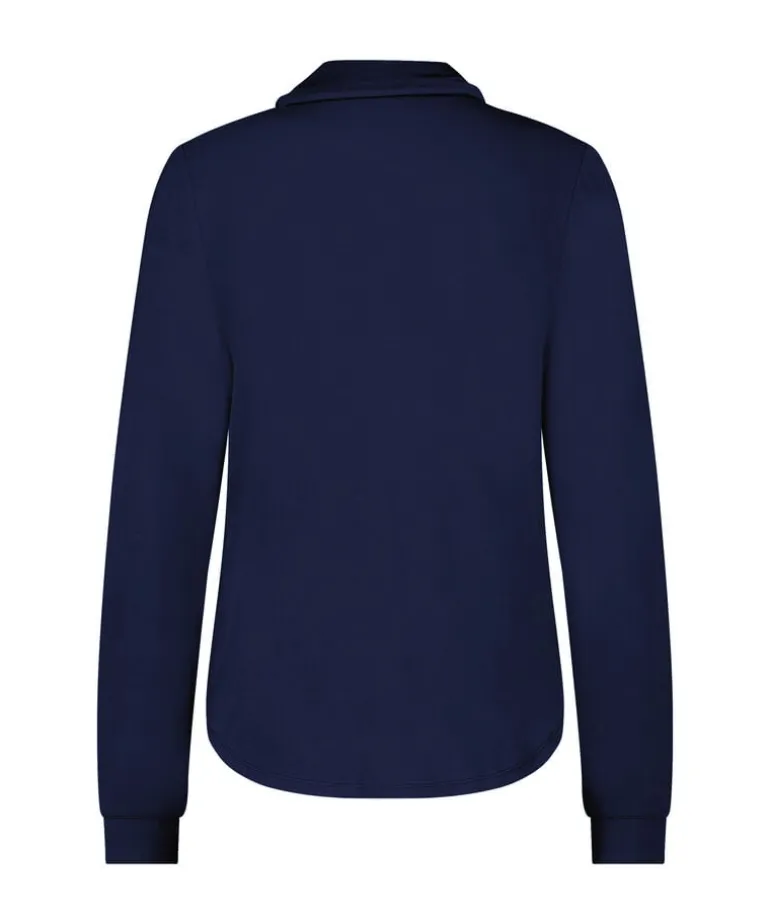 Essential Jersey Long-Sleeved Jacket - Blue