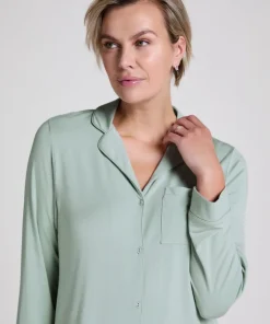 Essential Jersey Shirtdress - Green