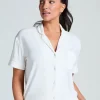 Essential Jersey Short-Sleeved Jacket - White