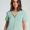 Essential Jersey Short-Sleeved Jacket - Green