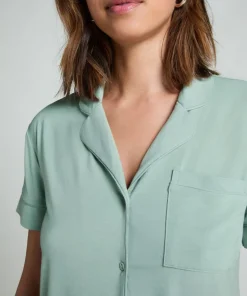 Essential Jersey Short-Sleeved Jacket - Green