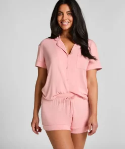 Essential Jersey Short-Sleeved Jacket - Pink