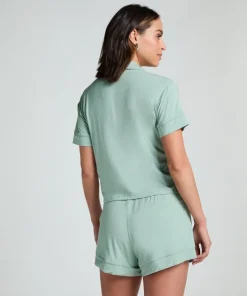 Essential Jersey Short-Sleeved Jacket - Green