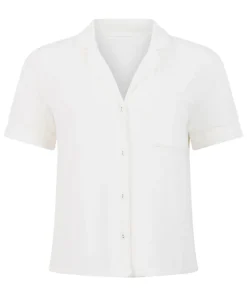 Essential Jersey Short-Sleeved Jacket - White