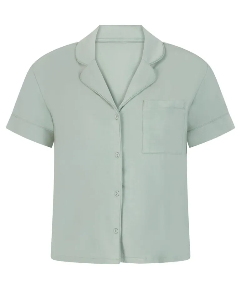 Essential Jersey Short-Sleeved Jacket - Green