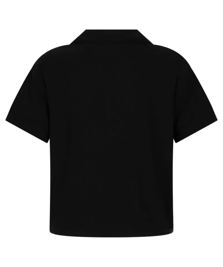 Essential Jersey Short-Sleeved Jacket - Black