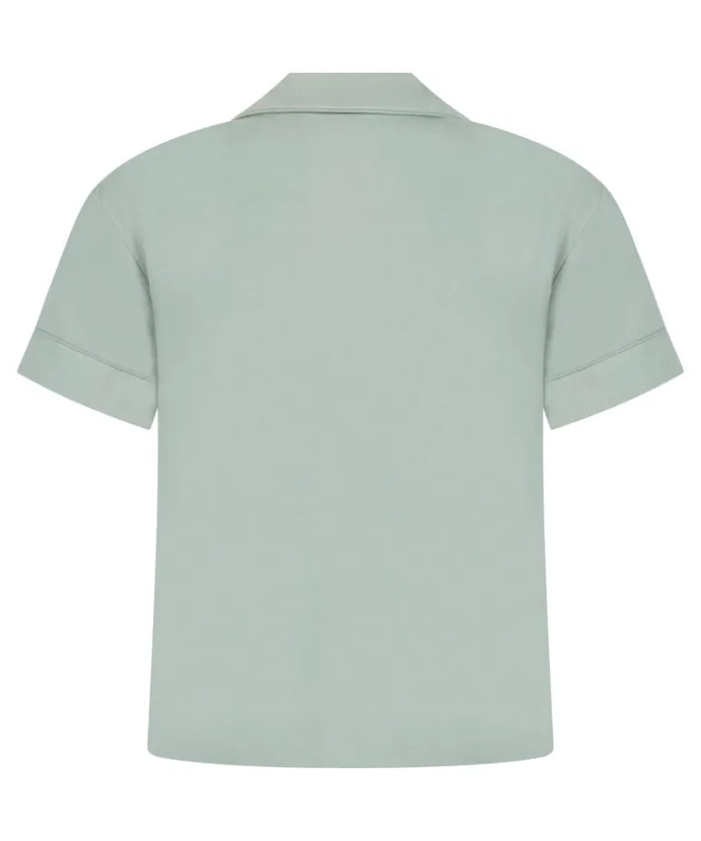 Essential Jersey Short-Sleeved Jacket - Green