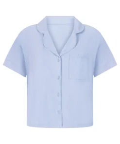 Essential Jersey Short-Sleeved Jacket - Blue