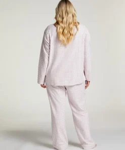 Essentials Flannel Pyjama Top - Purple