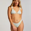 Fiji High-Leg Bikini Bottoms - Blue