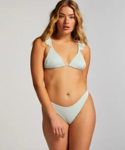 Fiji Triangle Bikini Top - Blue