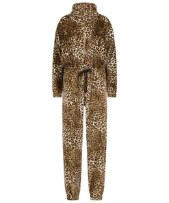 Flannel Fleece Onesie - Beige