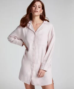 Flannel Nightshirt - Purple
