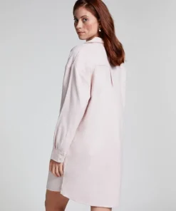 Flannel Nightshirt - Purple