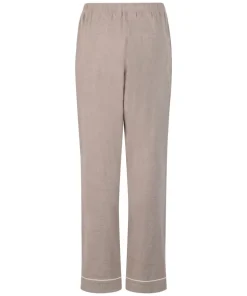 Flannel Pyjama Pants - Beige