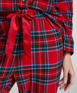 Flannel Pyjama Set - Red