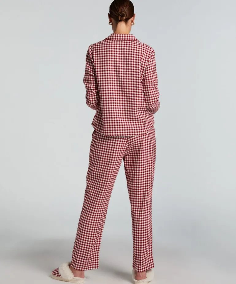 Flannel Pyjama Set - Red