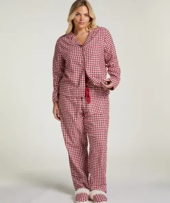 Flannel Pyjama Set - Red