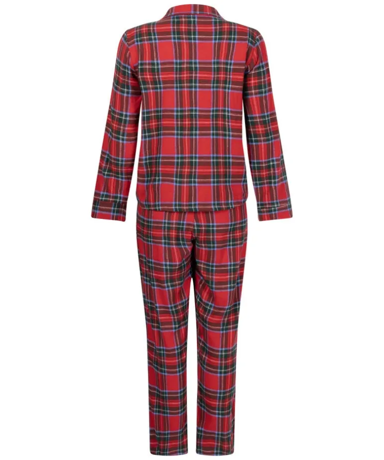 Flannel Pyjama Set - Red