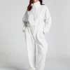 Fleece Onesie - White