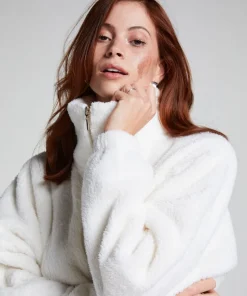 Fleece Onesie - White