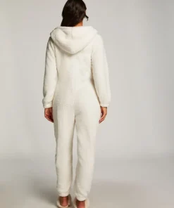 Fleece Onesie - White